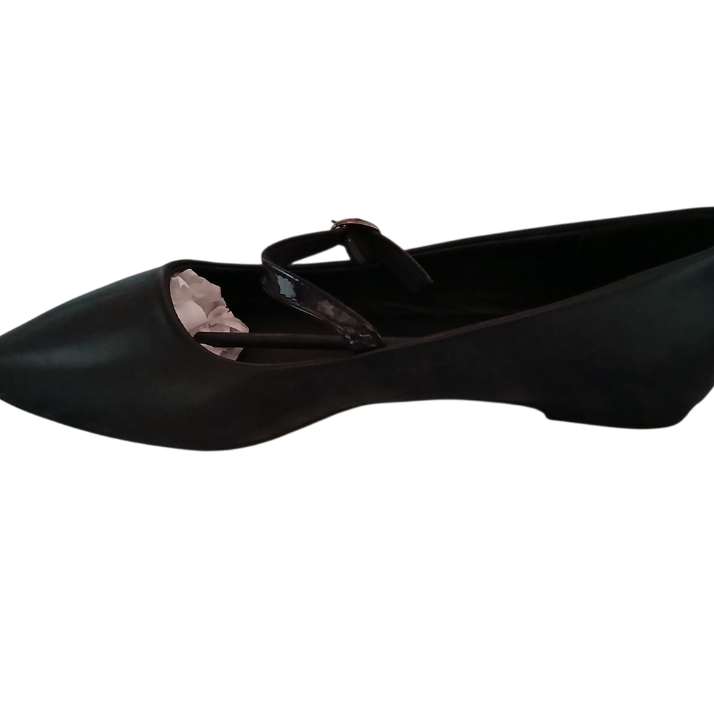 TAHARI Black Mary Jane Flats Milan